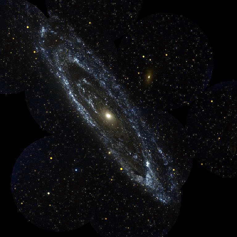 Imagen de la galaxia de Adromeda.