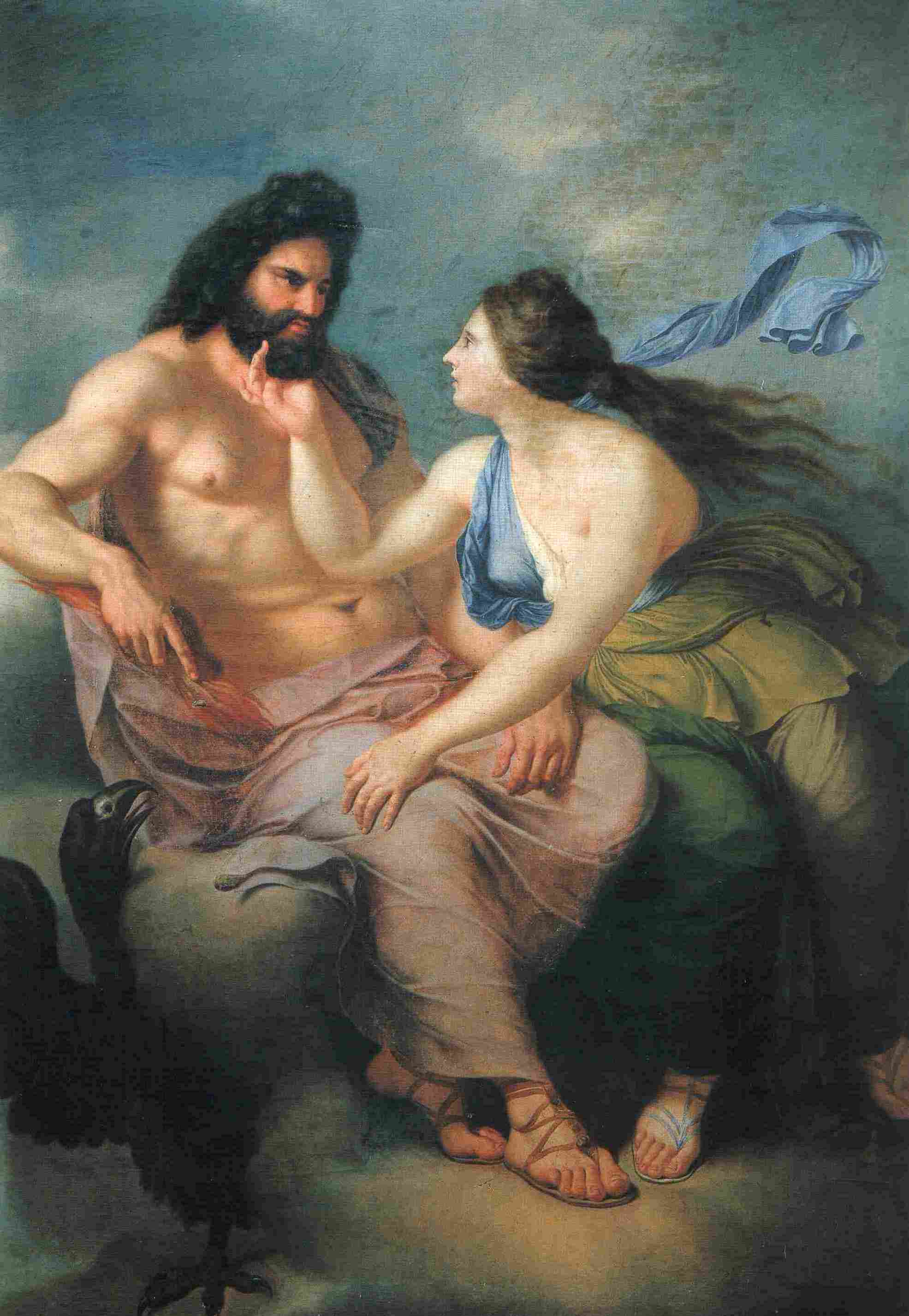 Zeus y Tetis
