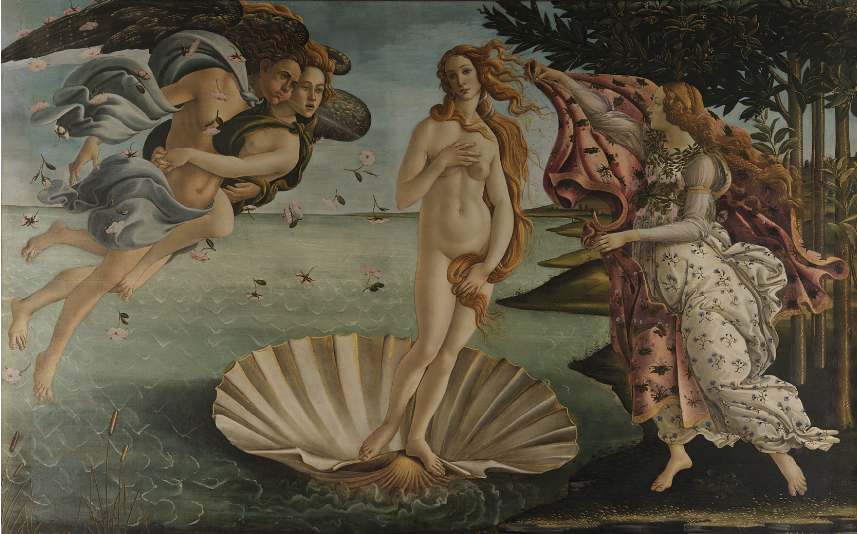 El nacimiento de Venus de Sandro Botticelli
