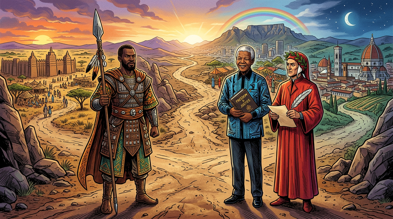 El exilio como escuela: Sundiata, Mandela y Dante, unidos por la misma paradoja.