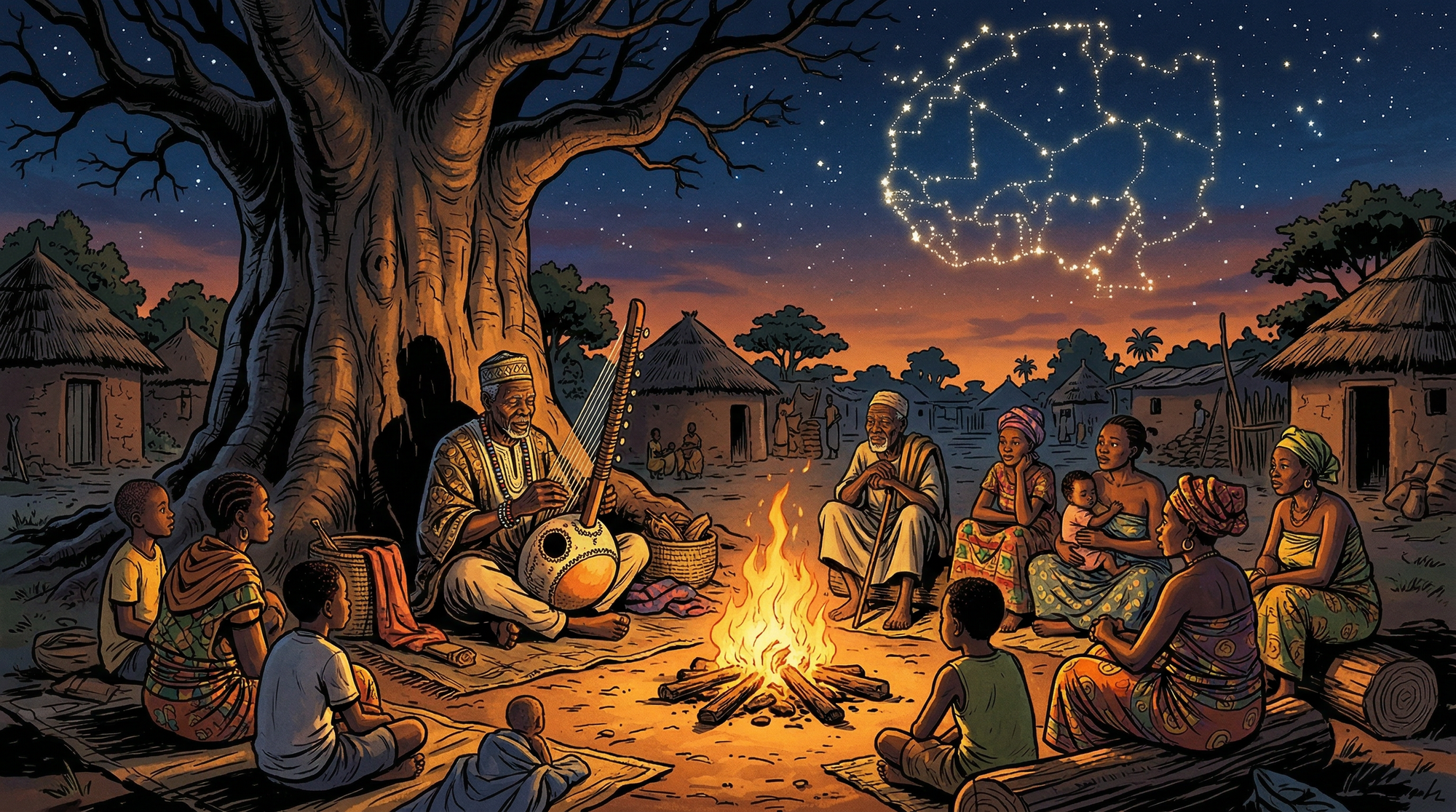 El griot bajo el baobab: la universidad oral de África Occidental.