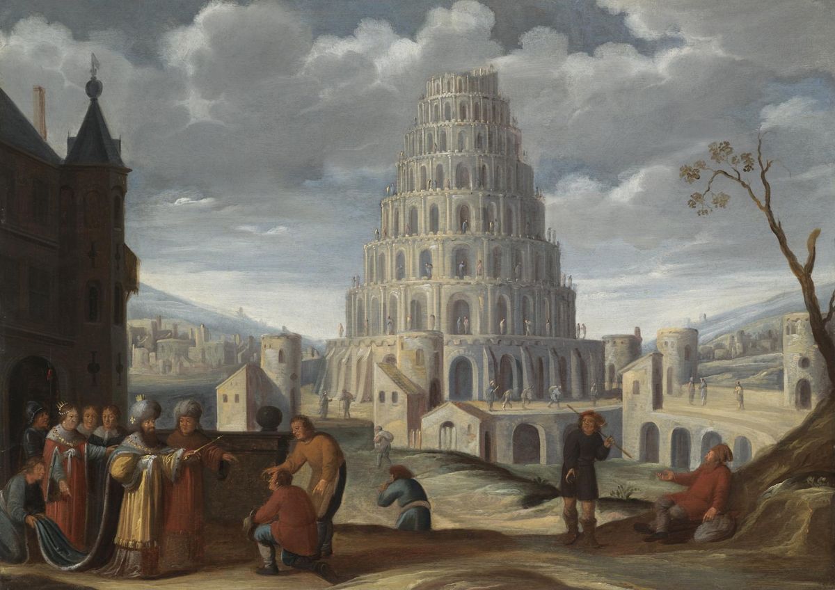 El mito de la confusión de lenguas y la Torre de Babel.