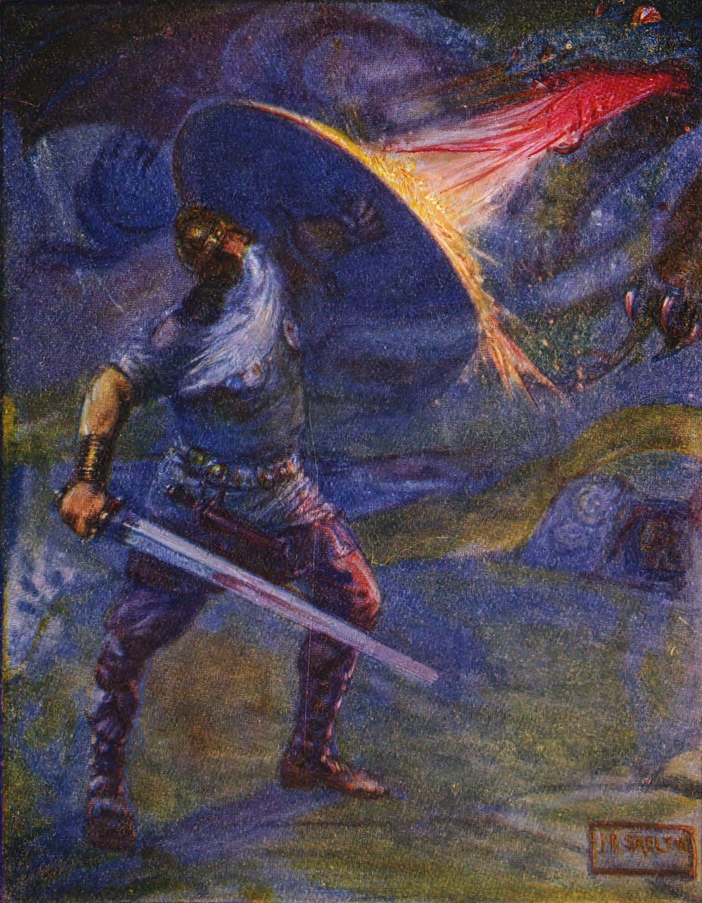 La historia de Beowulf, el héroe anglosajón