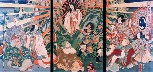 Amaterasu la diosa del sol de la mitología Japonesa