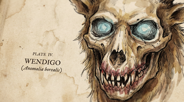 El Wendigo: Por qué el monstruo del hambre eterna no tiene cuernos (y qué dice de nosotros)